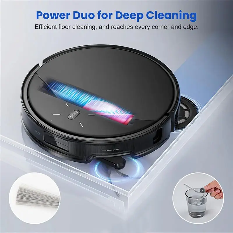 AEE4-For Roborock Saros 10 / Roborock S9 Maxv Ultra Parts Main Roller, Side Brush Cleaning Cloth Filter Dust Bag Accessories