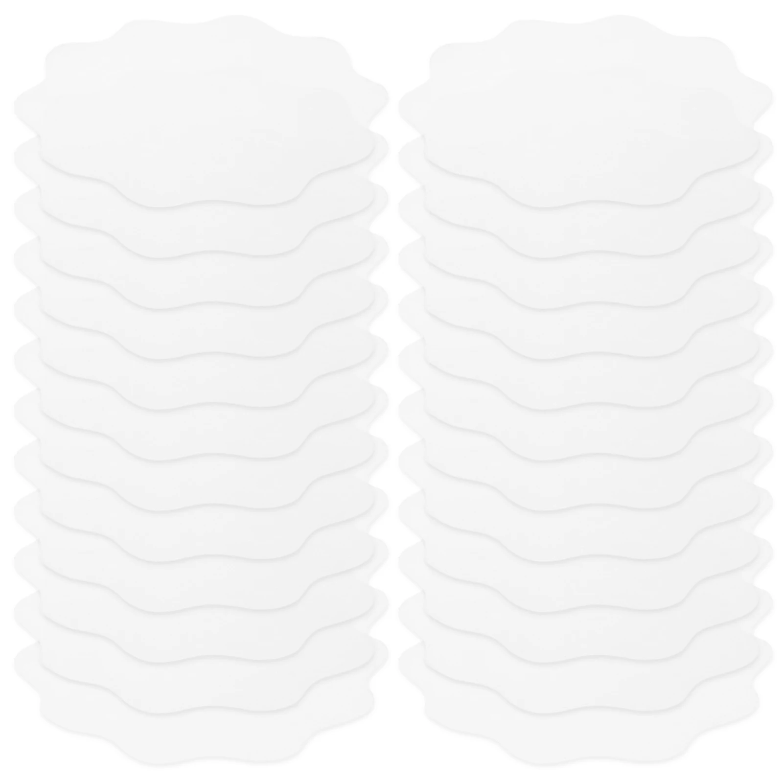 

500pcs Liners Thickened Oil-Resistant Paper Covers Coffee Tea Beverage Leakproof Drinking Lids Cafe Home Parties Splashproof