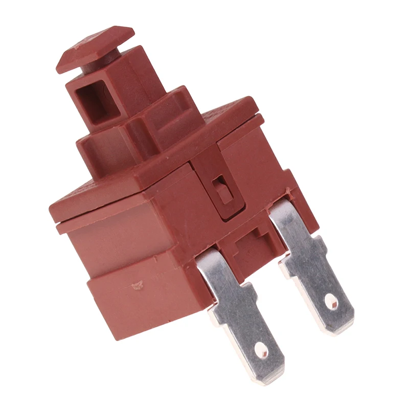 1Pc KAN-L5 interruttore a chiave autobloccante a 2pin interruttore per aspirapolvere scaldabagno 7.5A 250V pulsante ca interruttore di alimentazione pulsante di blocco chiave