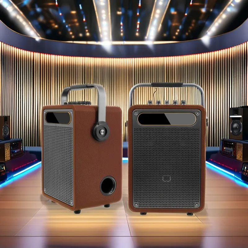 100W Bass Amplifier Guitar Karaoke Speaker Professional Sound Equipment for Stage KTV Party Live Performance