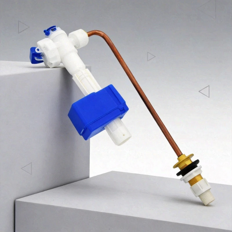 

Запчасти для ремонта унитазов: впускной клапан в сборе, совместимый с портом 5/16 дюйма, с медной трубкой для унитаза