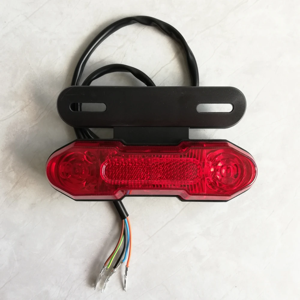 1Pc 12V LED Brake Light For Motorcycle Tail Light Turn Signal Electric Motorbike Rear Lights