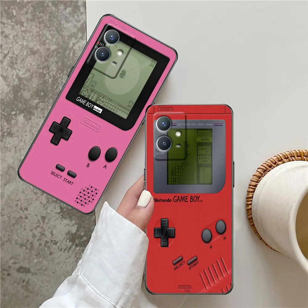 Classic Game-Boy Model Funda Case For VIVO Y97 Y85 Y83 Y78 Y77 Y76 Y75 Y72 Y67 Y55 Y53 Y52 Y52S Y51 Y51S Y50 Y35 Y20 Case Capa