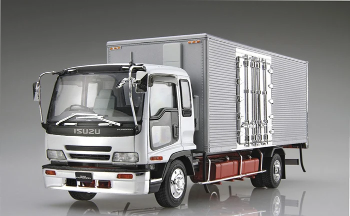 AOSHIMA 1:32 Isuzu Forward High Star refrigerated truck 05920 Limited Edition Static Assembly Model Kit Toys Gift