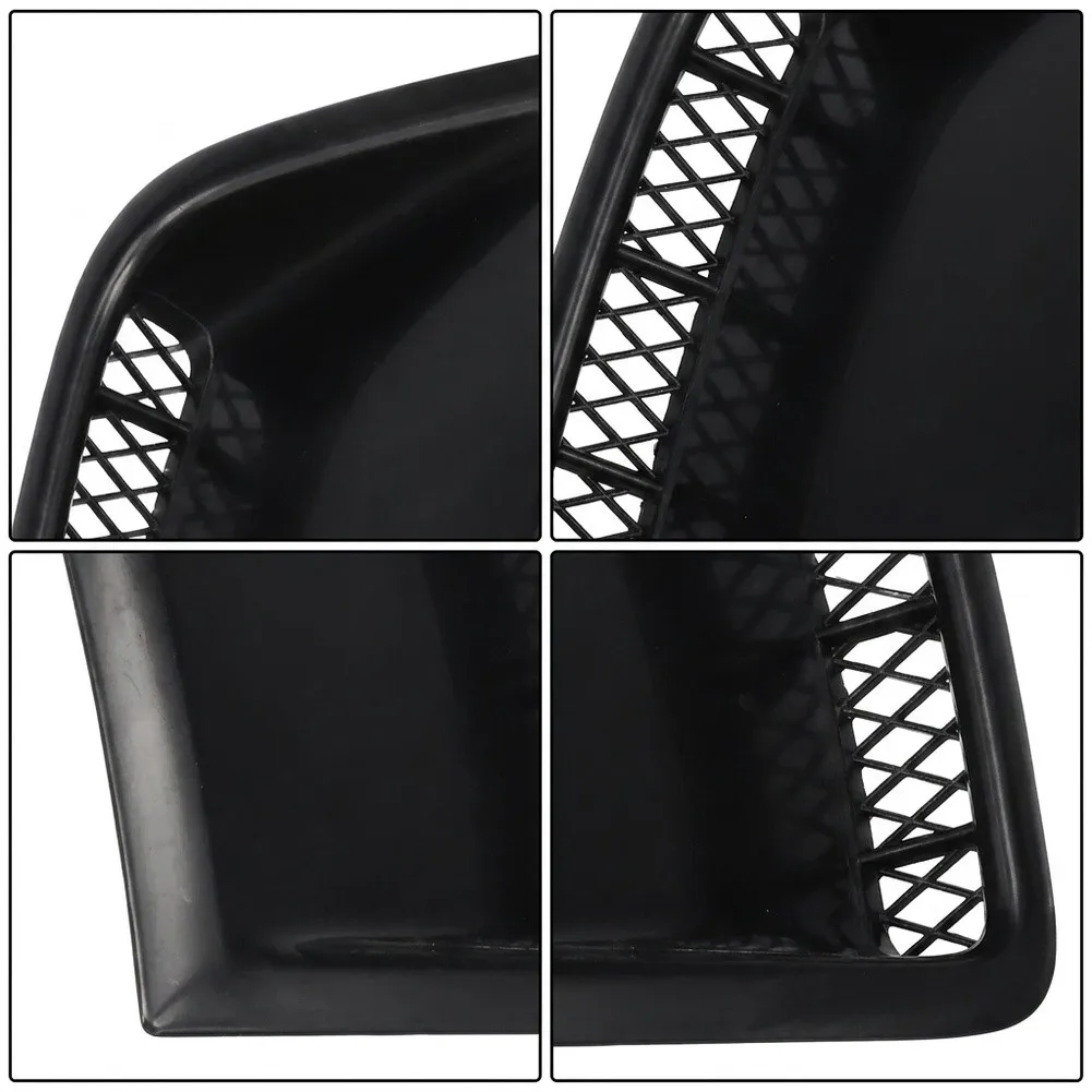 2x Front Bumper Side Air Inlet Outlet Vent Grille for For Impreza For WRX 2008-2014 Matte Black ABS Replacement