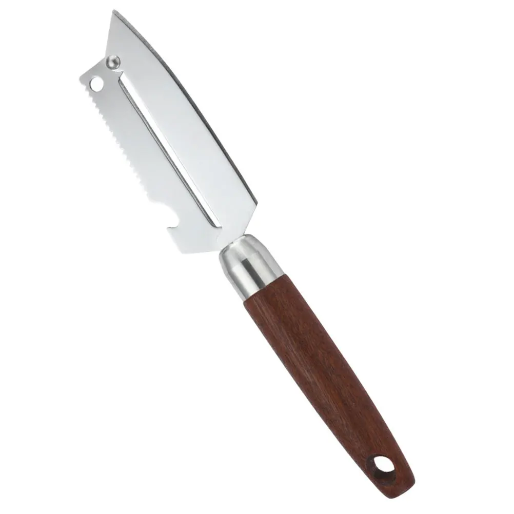 

Stainless Steel Peeler Multi-Purpose Carrot Cucumber Fruit Peeler Vegetable Peeling Tool Kitchen Bottle Opener