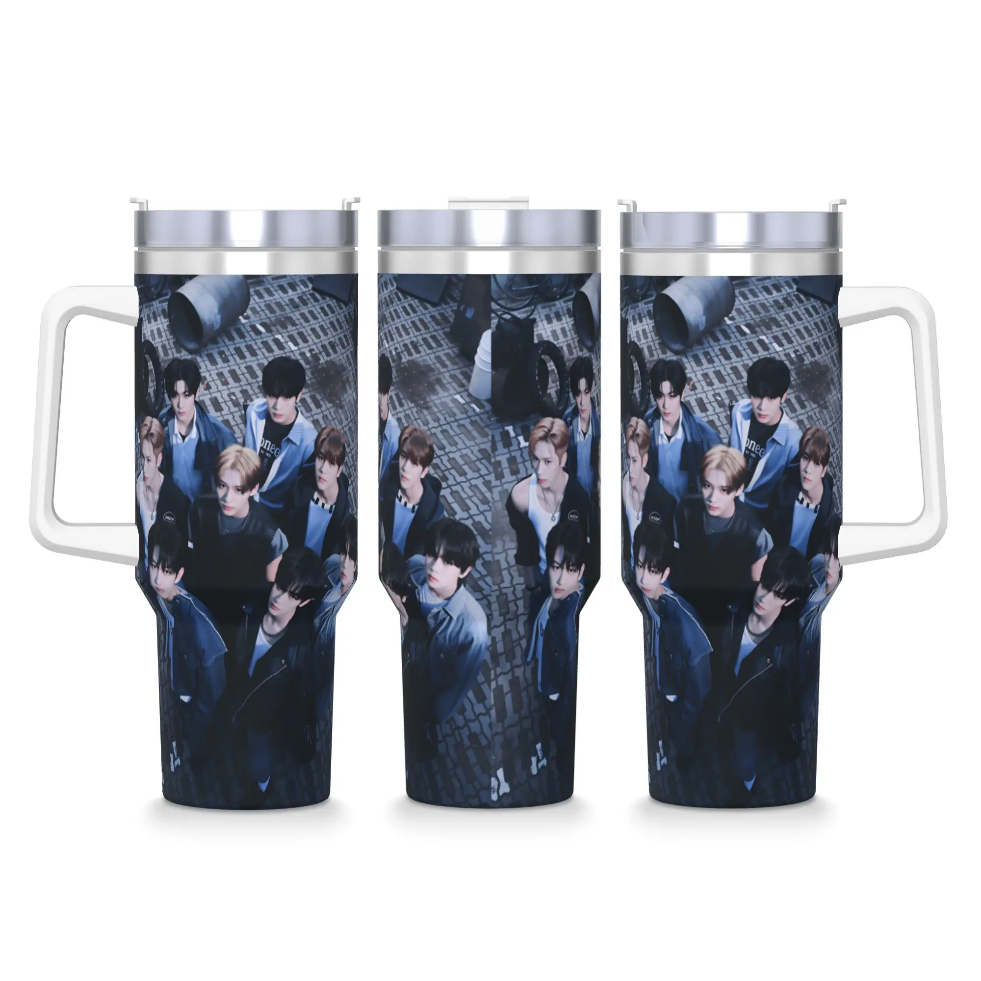 ALD1 A-ALPHA DRIVE ONE Stainless Steel Tumbler  Travel Thermal Cups With Straws and Lid 40oz Mugs Cup Hot Drinks Water Bottle
