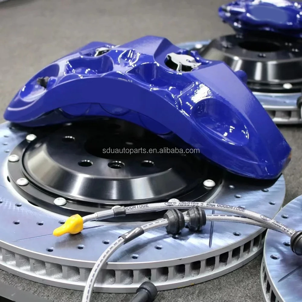 26 Style Sports Car Upgrade Big Brake Kit Carbon Ceramic Brake Disc 6-piston Caliper Rear 1 Pot Brake System Enhancement