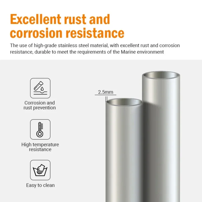 

HOMFUL Marine Adjustable Boat Grill Inclined Bracket Mount BBQ Stove Propane Barbecue Boat Accessories Grill for Boat