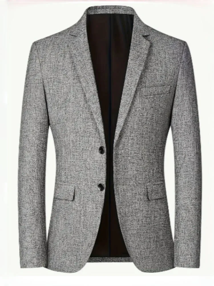 

New Men Business Social Suit Slim Fit Jacket High Quality Fashion Simple Casual Homme Wedding Prom Party Dress Blazers Coats