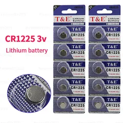 5-50PCS 3V Lithium Button Battery CR1225 DL1225 ER1225GP BR1225 Coin Cell for Watch Thermometers Toy Car Key Timer Batteries