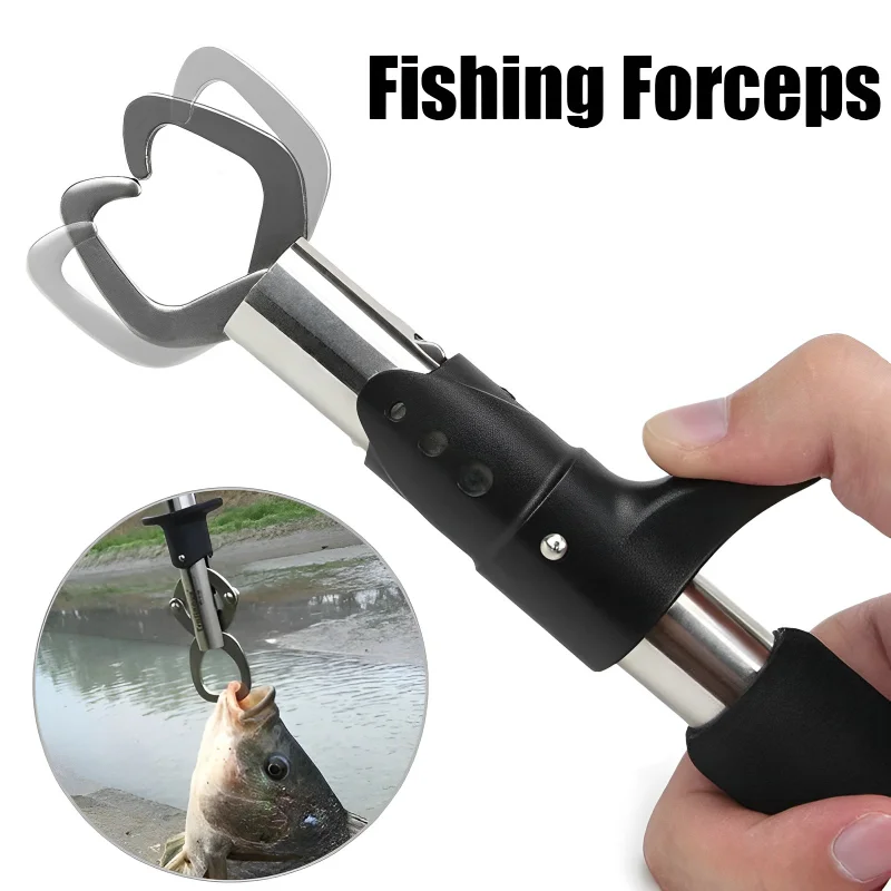 Fish Tackle Fish Lip Stainless Steel Control Scissor Snip Fishing Grip Set Nipper Pincer Accessory Tool Clip Clamp Cutter Plier