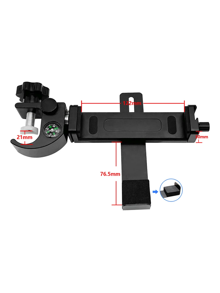 Mount Bracket Tablet Notebook Handbook Open Data Collector Pole Clamp Holder For 122-225mm iPad for GPS GNSS surveying