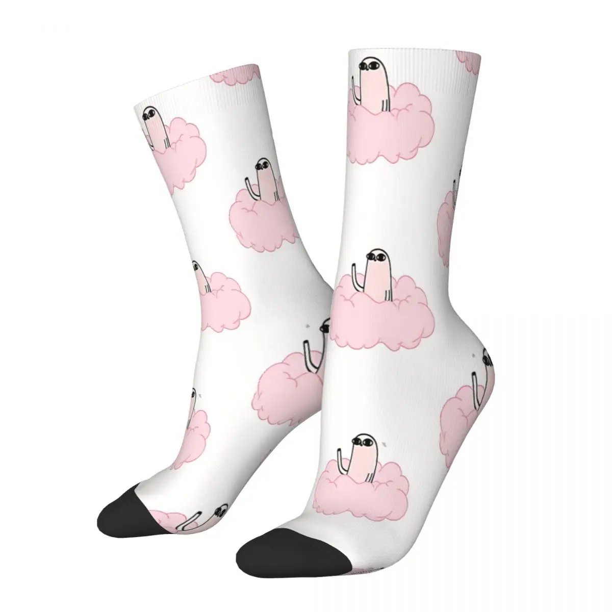 Pink Clouds Ketnipz Socks Male Mens Women Autumn Stockings Printed