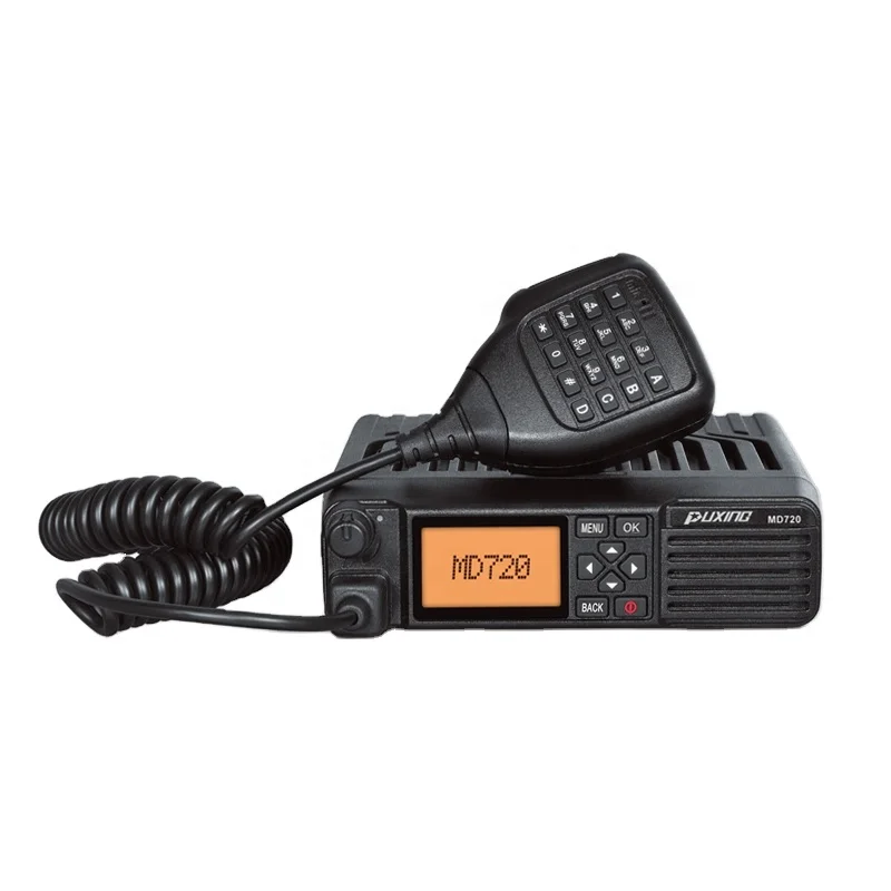 Puxing mobile radio MD720 sms gps vehicle mounted walkie talkie mobile car radio