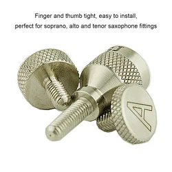 Tornillos de fijación de cuello de saxofón Alto, instrumentos musicales de viento de madera, accesorio de pieza de reemplazo para profesional de 4/5mm