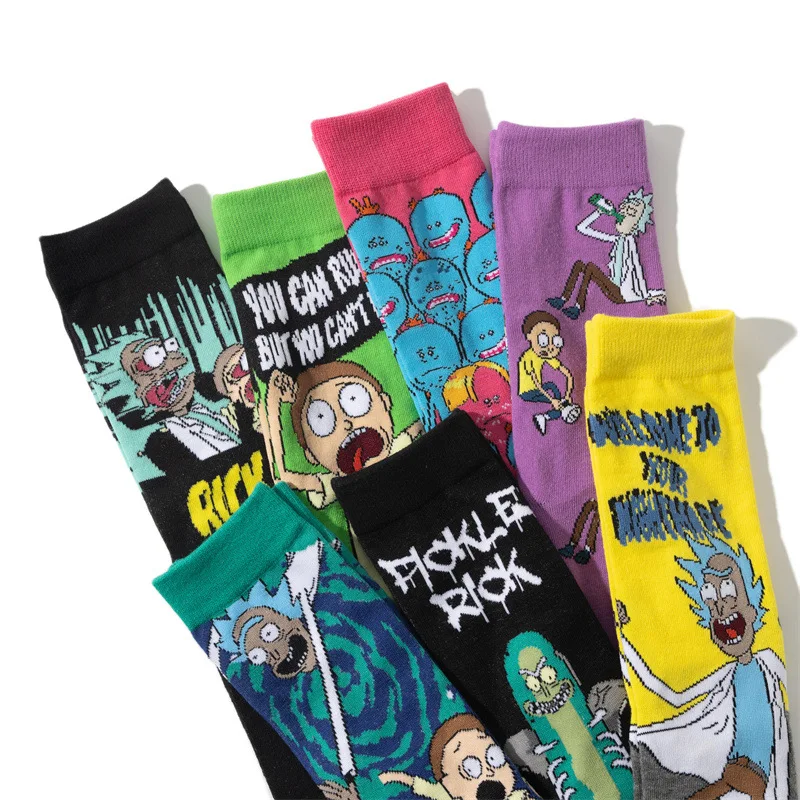 Baumwolle Cartoon Thema Socken Cartoon Socken gekämmte Baumwolle Persönlichkeit Casual Socken