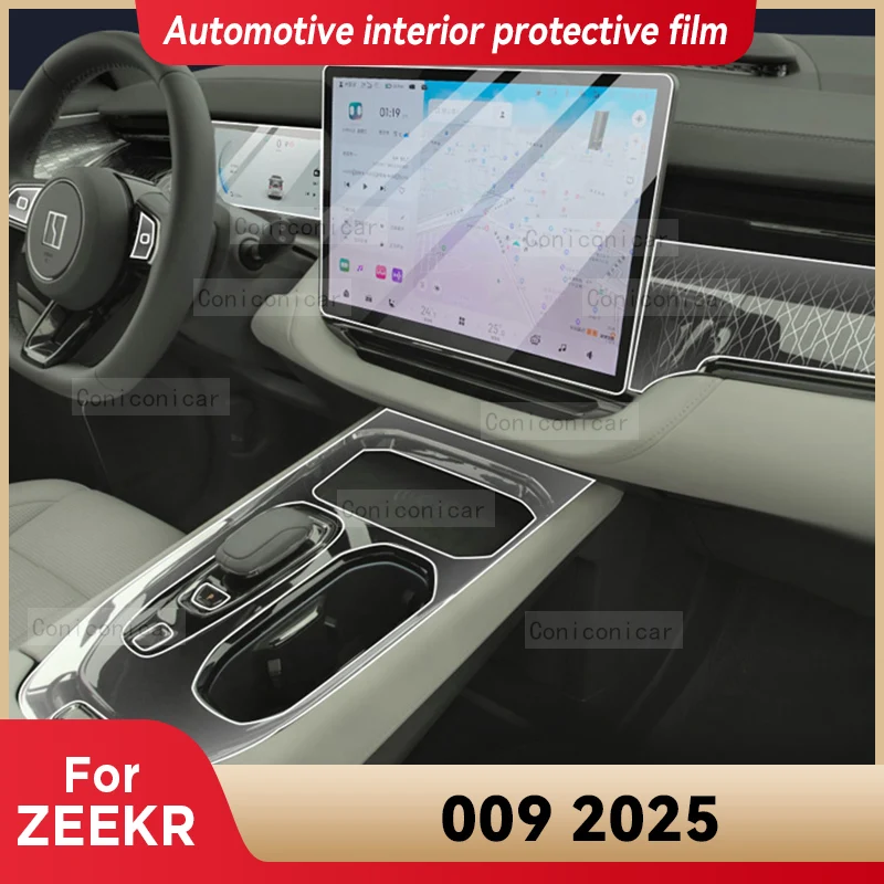 

For ZEEKR 009 EV 2025 Car Interior Center Console Screen Protective Film Anti-scratch Repair film Sticker Accessories