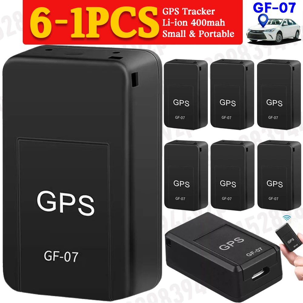 Mini GPS Tracker Magnetic Device Real Time Tracking GF-07 Waterproof Car GPS Tracker Location Automobile Device 1-6PCS