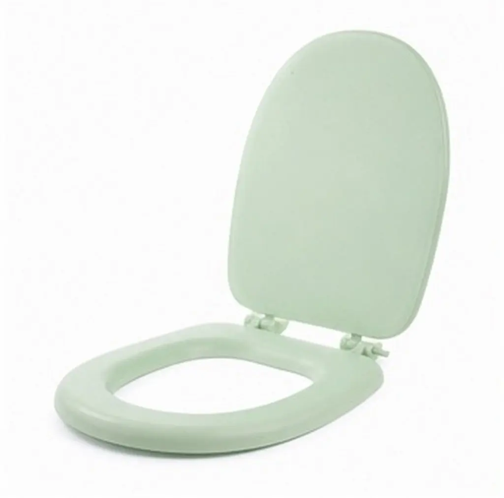 Soft Close Toilet Seat U Shaped Removable Quiet Slow Close Lid Cover Bathroom Foam Cushion Anti Slam Quick Release Light Green