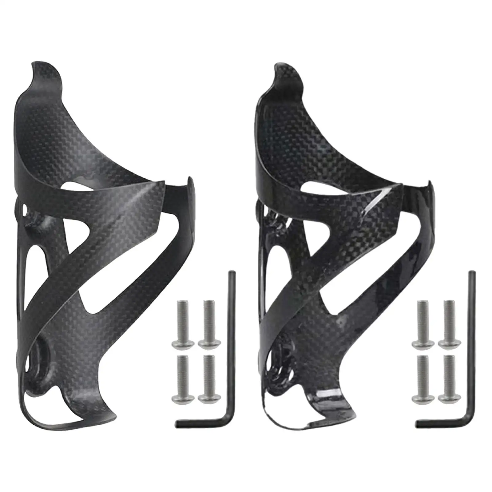 

Держатель для бутылки с водой для велосипеда, легкий и прочный карбоновый держатель для напитков, для велоспорта, черный