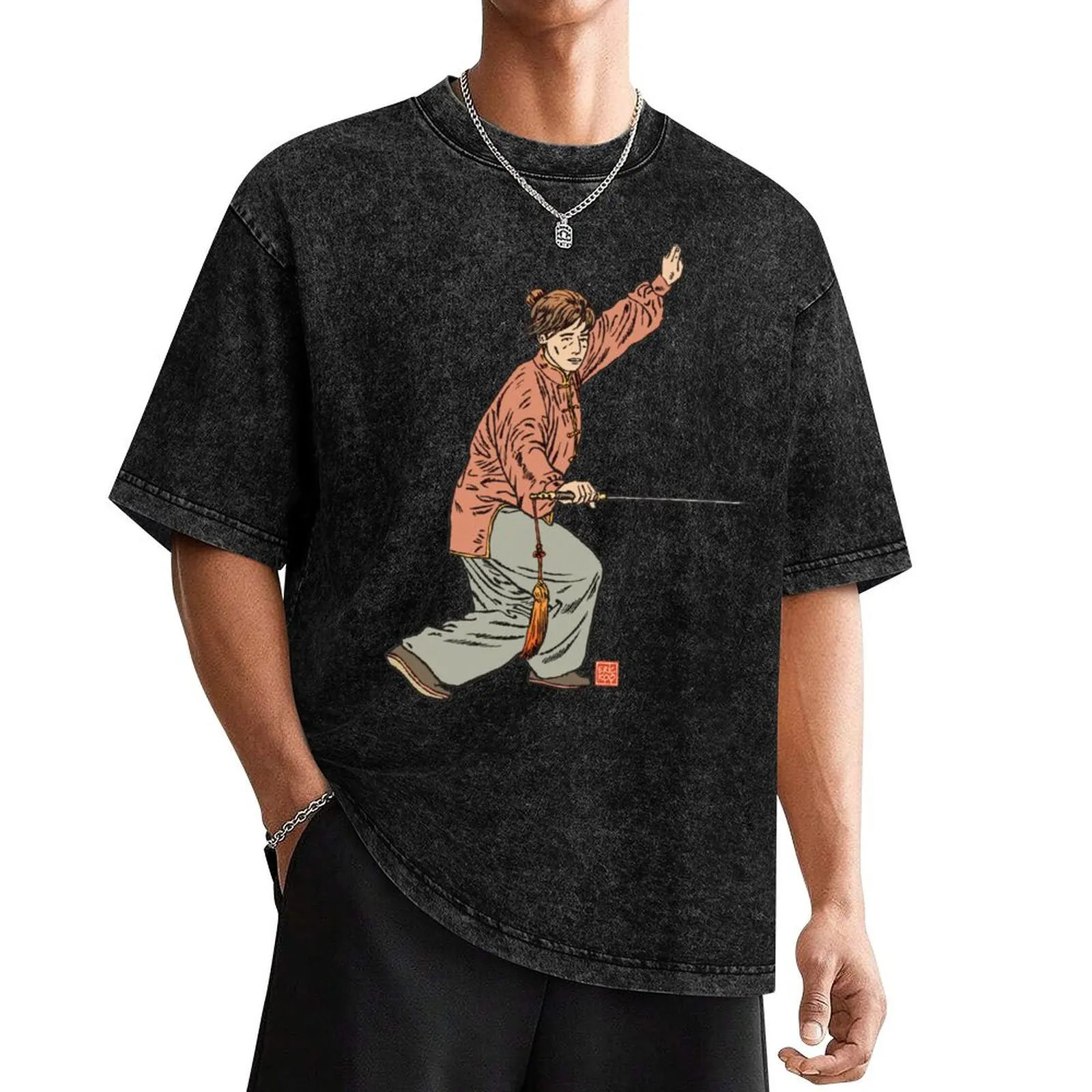 

Tai Chi Sword T-Shirt graphic t shirts plus sizes mens shirts graphic tee
