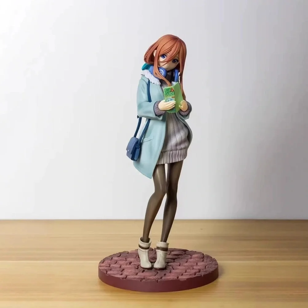 

Anime The Quintessential Quintuplets Nakano Miku Reading PVC Action Figure Collectible Model Doll Toy 27CM