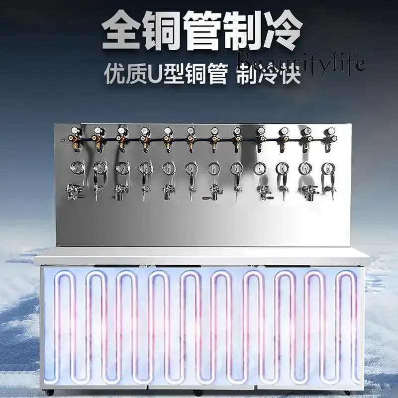

Draft beer machine Commercial bar Bistro Craft brewing integrated fresh beer wall Customized air-cooled refrigerated draft beer