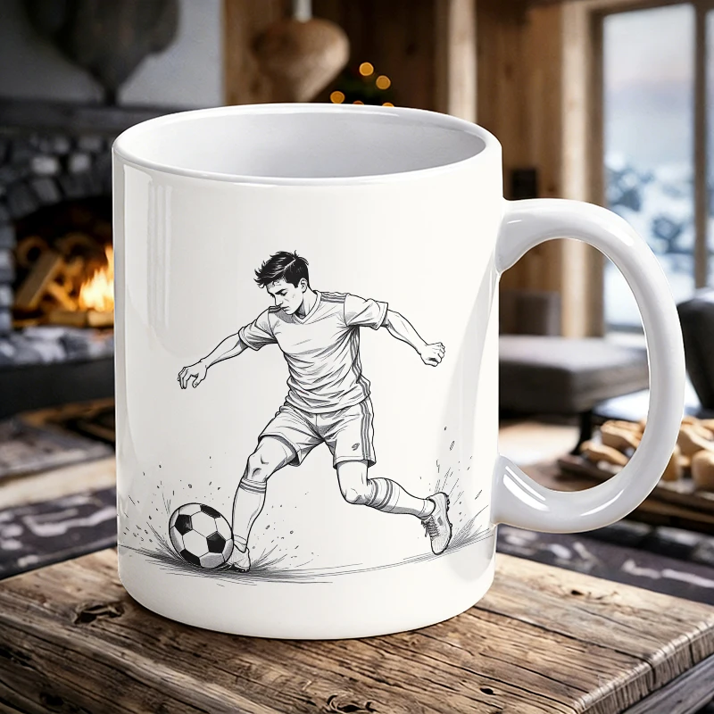 

Soccer Stride The Art of Kicking Mug with a bottle opener function of 2026 Major Football Event