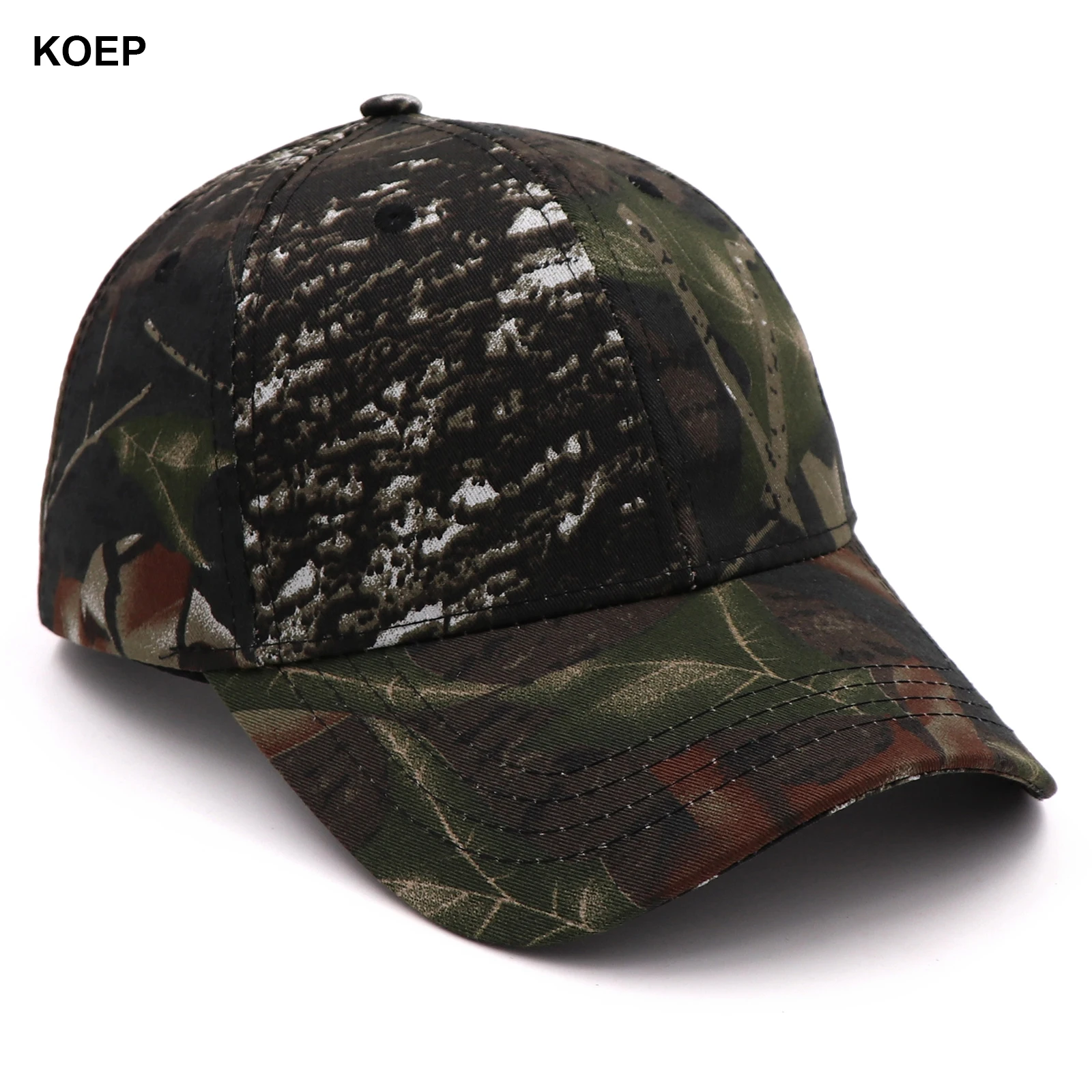 KOEP New Arrival Camo Caps Baseball Casquette Camouflage Hats Casquette Men Desert Hat Hunting Fishing Outdoor Cap