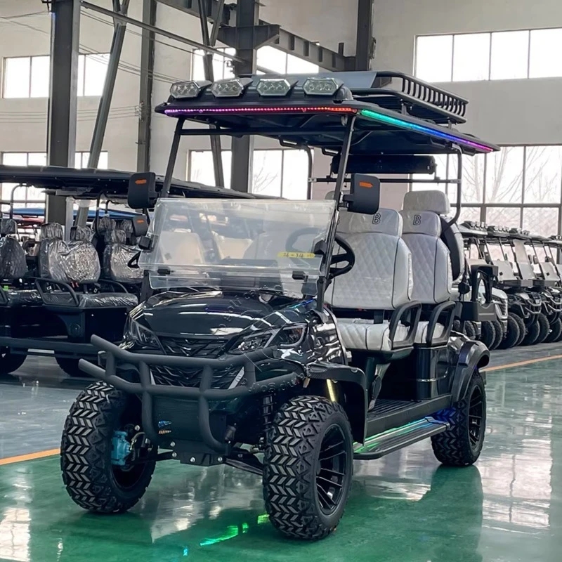 CAMP 2026 Hot Selling Off Road Hunting Golf Cart Golf Buggy 72V Lithium Battery Electric Golf Car