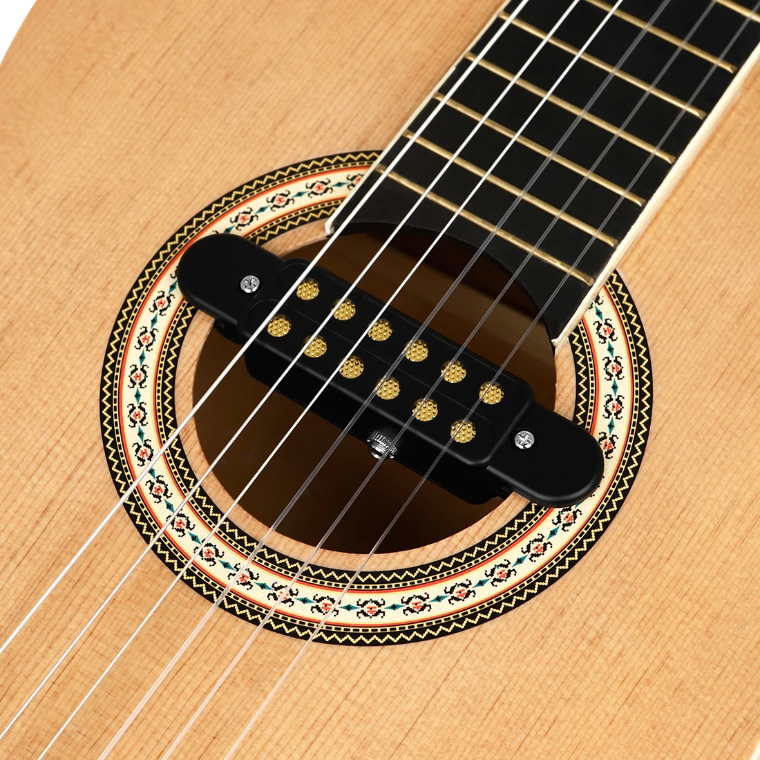 Acoustic Guitar Sound Hole Pickups Connections Amplifier Adjustable Volume Classical Folk Guitar Universal Pickups Guitar Parts