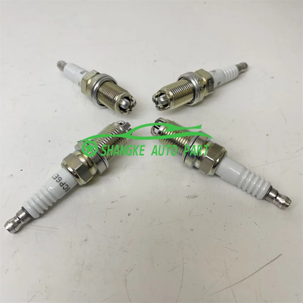 Original Laser Nickel Alloy Spark Plugs OEM BCP6ET 4563 BCP6ET-4563 FOR Vvolkswagen Golf Scirocco Jetta PPeugeot 405 1.8L 1.9L