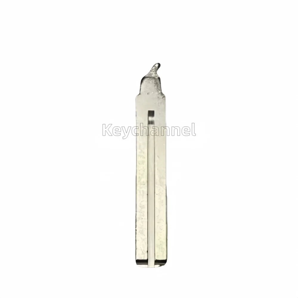 Keychannel 5 unids/lote TOY48 hoja de llave de coche Original Flip llave remota en blanco para Toyota AYGO PEUGEOT 108 CITROEN C1 hoja de llave remota