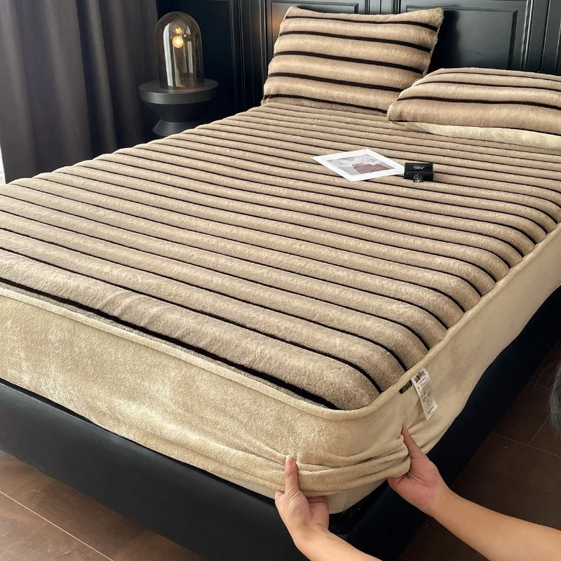 

Плюшевое одеяло-покрывало из искусственного меха кролика рекс, утолщенное, для дома, нескользящее, без наволочек