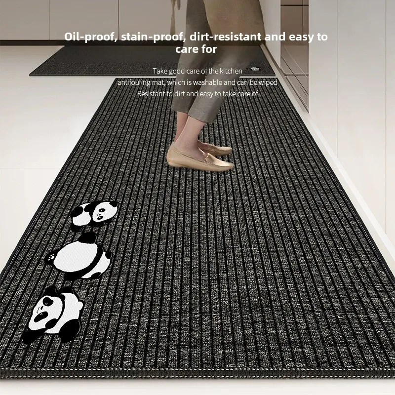 

Kitchen floor mat, anti slip, oil resistant, erasable, non washable, dirt resistant, special foot mat, waterproof carpet