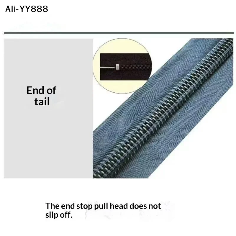 【YY88】20PCS 5# Zipper Stop Metal Clasp Claw-Style Tail Four-Claw End Zipper Head Tail Regulation Four-Claw Code Card Stop