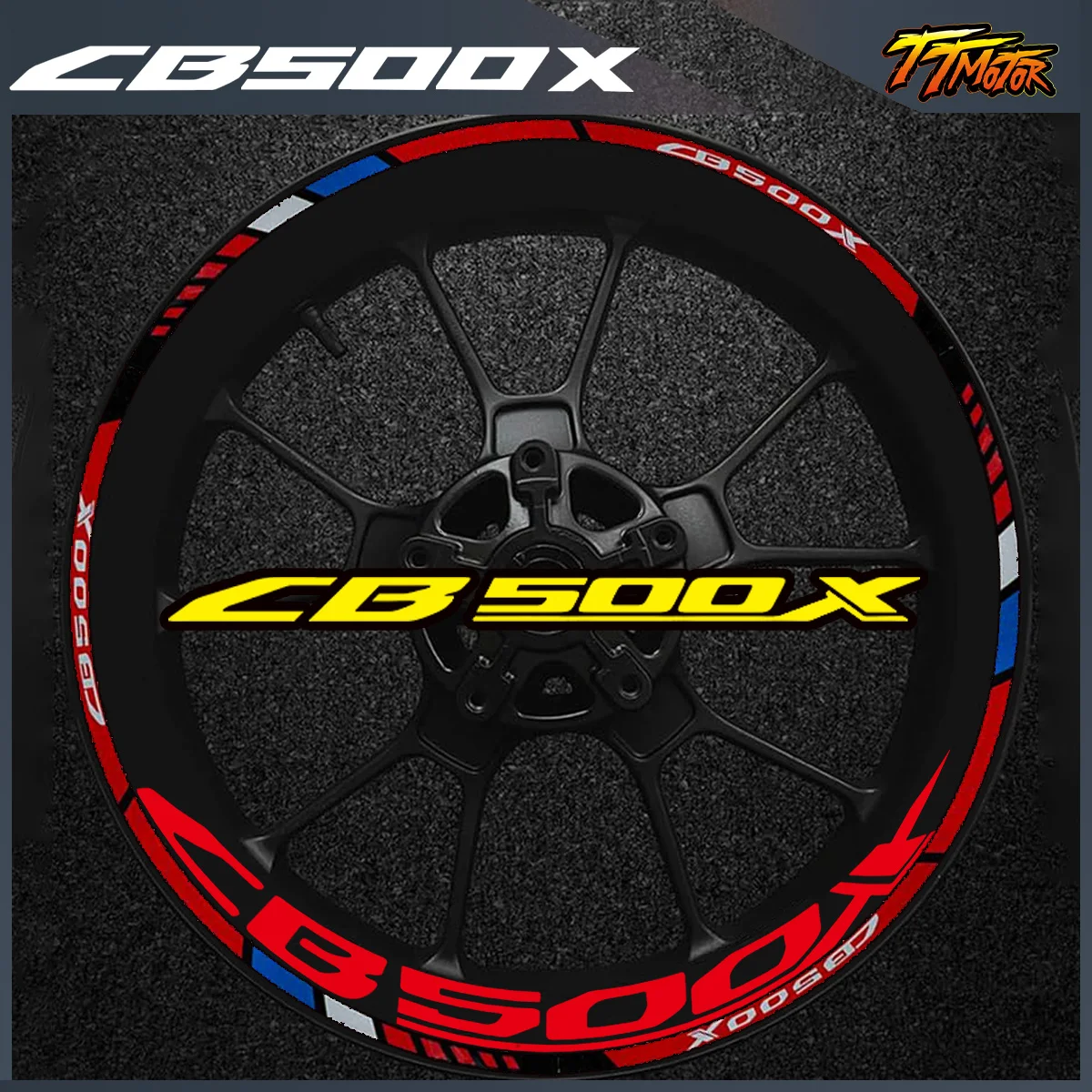 

Для мотоцикла CB500 X CB 500X CB500X 19 "17" светоотражающие наклейки на обод колеса, полосатые ленты, аксессуары, водонепроницаемые внутренние наклейки