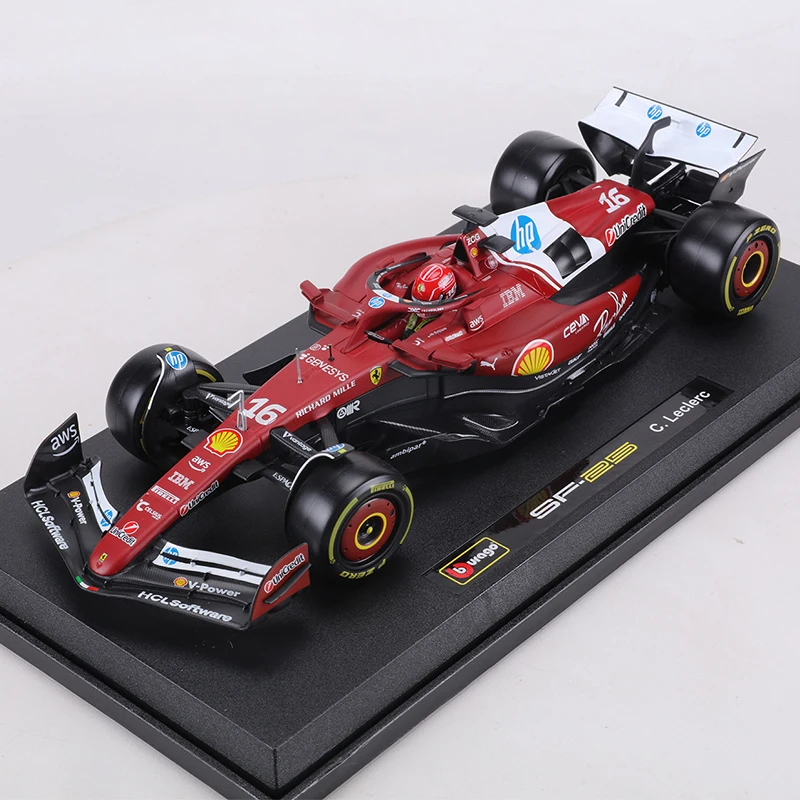 ブラゴ 1/18 フェラーリ F1 フォーミュラレーシングカー SF25 NO.16