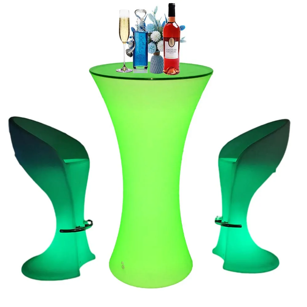 

Современный перезаряжаемый светодиодный светильник для коктейльного стола, меняющий цвет, светодиодный барный стол для вечеринки, мебель для ночного клуба в торговом центре