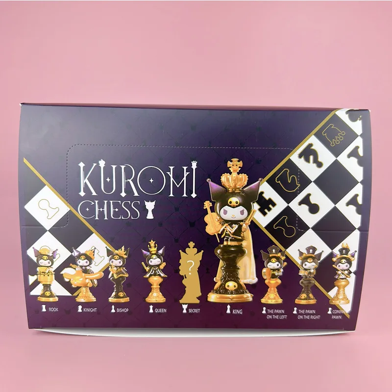 

Горячая новинка слепая коробка Kuromi Chess Series Kuromi слепая коробка ручной работы настольное украшение подарок на день рождения Рождество
