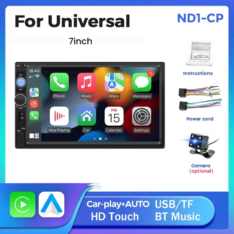 MEKEDE 2 Din MP5 Player Car Radio For Universal Autoradio Multimedia Player 2DIN Auto Audio USB BT TF Card 7inch HD Touch Screen