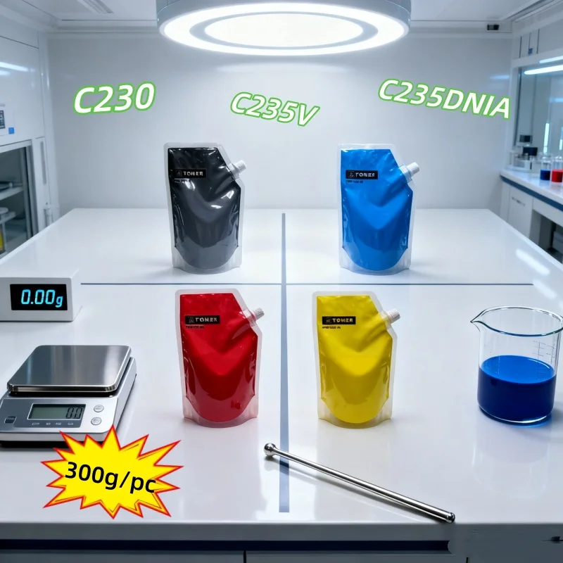 

300g/pc Refill Toner Powder Compatible for Xerox C230 C235 C235V/DNIA Color Multifunction Printer with Developer