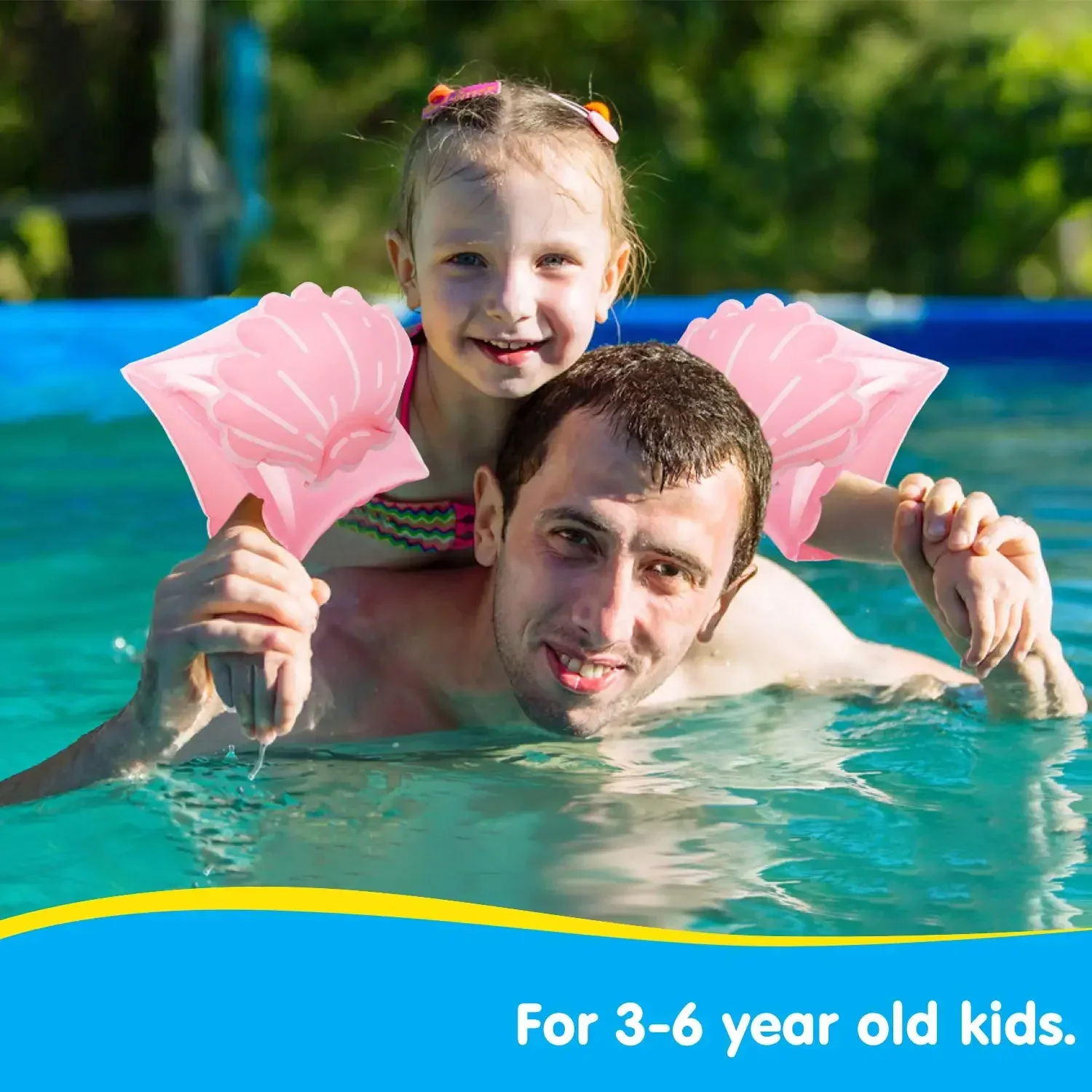 Swimming Ring Rooxin Pool Floats for Children Baby Swim Tube Water Play Supplies Inflatable Buoys Swimming Armbands Pool Toys