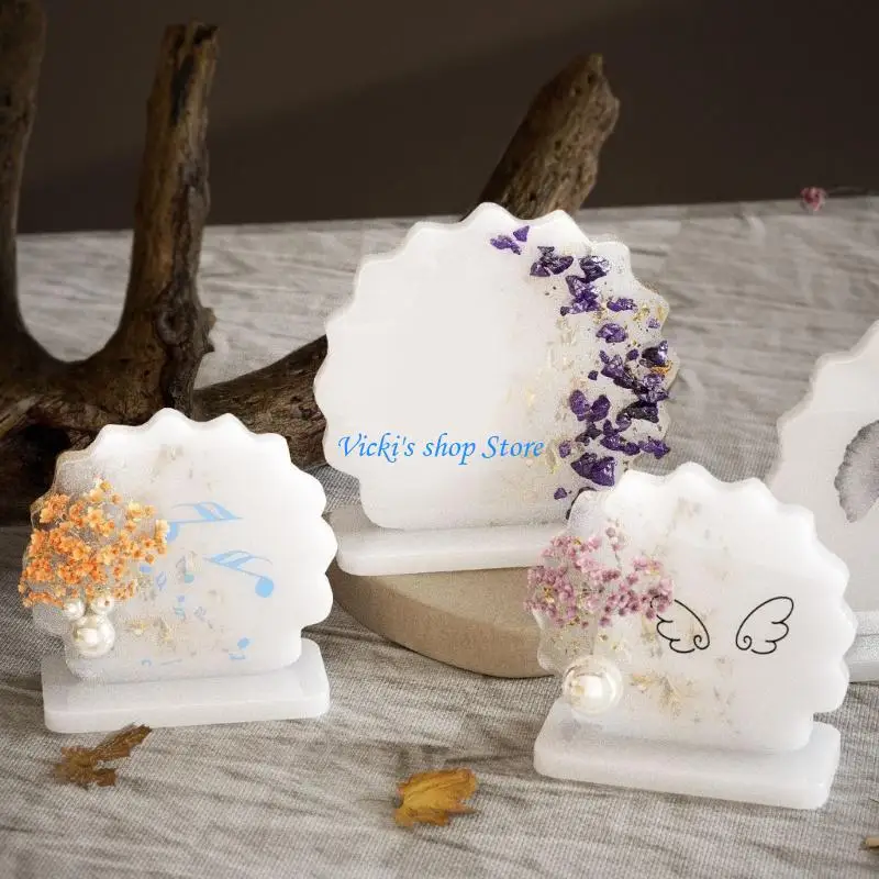 قالب سيليكون لإطار الصورة وقالب راتنج الزهور المجففة للديكور #5