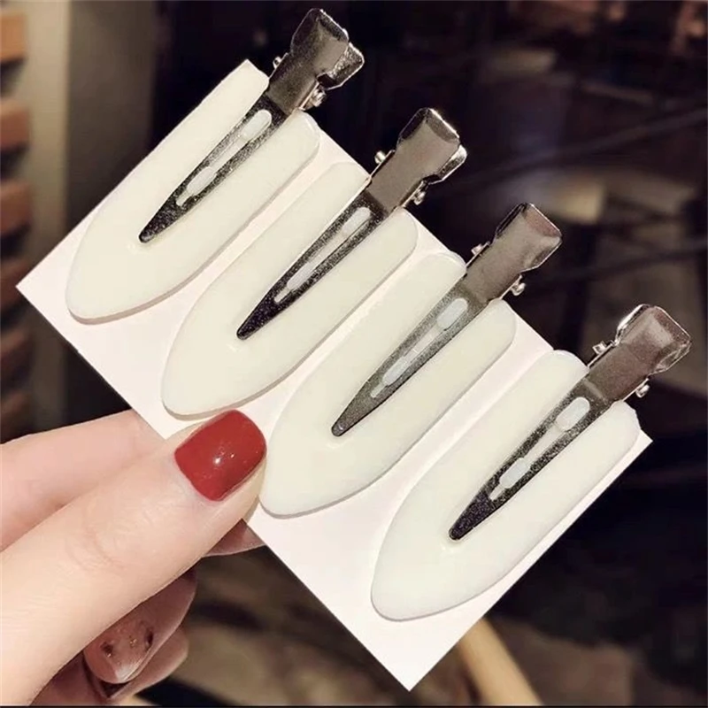 2/3/4 stücke Frauen Haars pangen Seite Pony Fix Fransen Haars pange Make-up-Tools weibliche Damen Mädchen Kopf bedeckung Haarnadel Haarschmuck – Detail 5