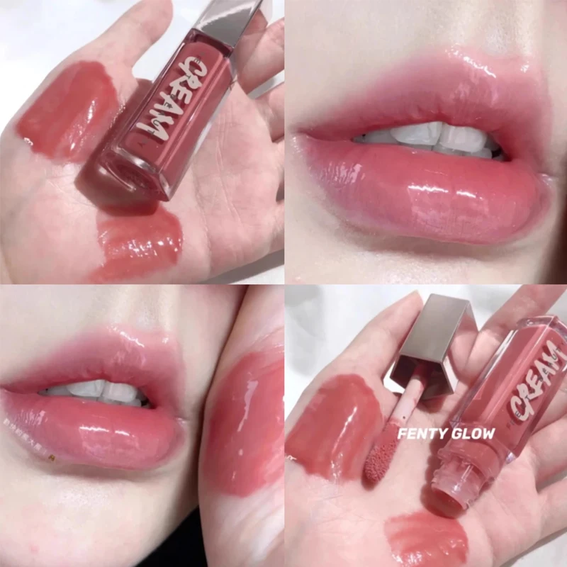 Fenty Beauty 9 Colors Colorful Lip Gloss Waterproof Liquid Lipstick Nude Pink Lips tint Makeup Lip Glaze Cosmetics Red Lip Stain
