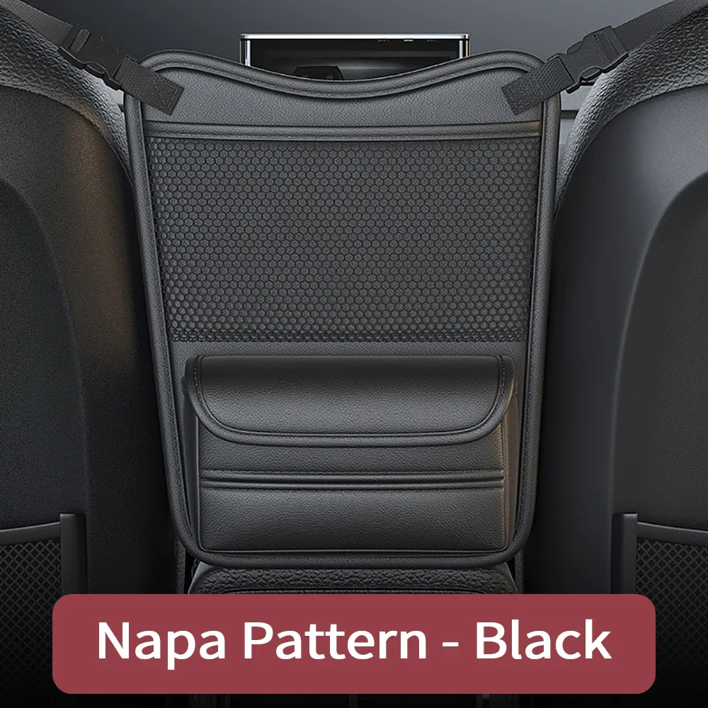 Multifunktionale Aufbewahrungstasche zwischen Autositze, Netztasche, Handtaschenhalter, tragbarer Auto-Organizer, Auto-Innenzubehör – Detail 1