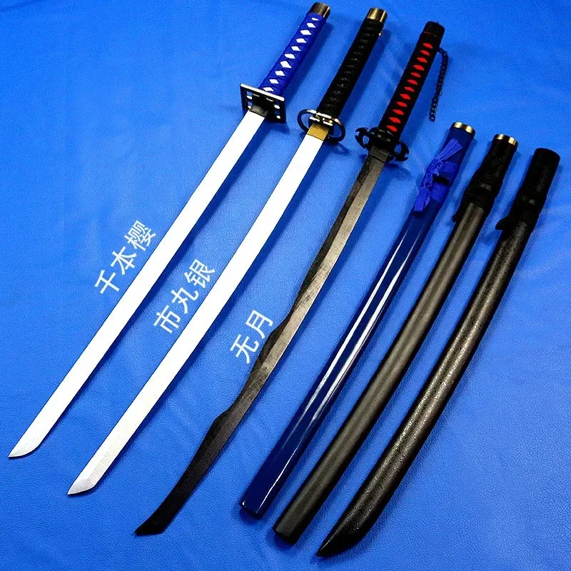 104cm Cosplay Anime Bleach weapon Rukia Kurosaki IchigoKu wooden Sword Japan samurai sword Costume Fancy Dress party stage show