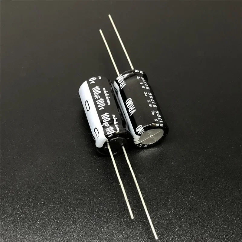 10pcs/100pcs 100UF 100V NICHICON VR Series 10x20mm 100V100UF Aluminum Electrolytic Capacitor